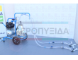 Αρμεκτική Milker -2- Αιγοπροβάτων με Ένα Κάδο 30Λίτρων INOX - Αντλία 300Λίτρων Ξηρού Τύπου