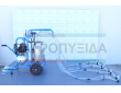 Αρμεκτική Milker -4- Αιγοπροβάτων με Ένα Κάδο 40Λίτρων INOX-Αντλία 1,5HP-400Λίτρων Ξηρού Τύπου