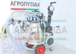 Αρμεκτική Melasty 'Εξη Αιγοπροβάτων με Δύο Κάδους 30Λίτρων INOX-2Hp Αντλία 500Λίτρων Ελαίου