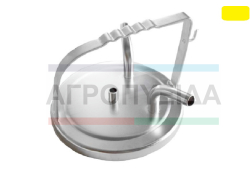 Καπάκι INOX 3 Εξόδων (Διάμετρος Τρύπας Κάδου 18cm)