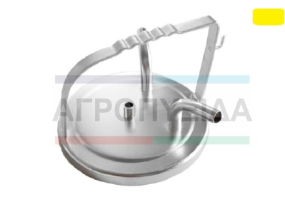 Καπάκι INOX 3 Εξόδων (Διάμετρος Τρύπας Κάδου 18cm)