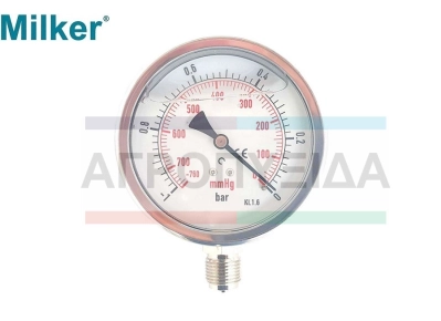 Όργανο Μέτρησης Υποπίεσης Γλυκερίνης-1/2-Q100mm Milker