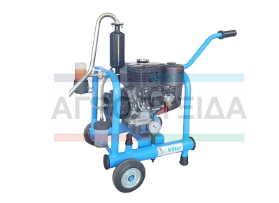 Αντλία Κενού Ελαίου 240Lt. με Βενζινοκινητήρα 6,5Hp Milker